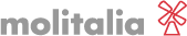 logo molitalia, arenado crudo y diseño del cliente anterior